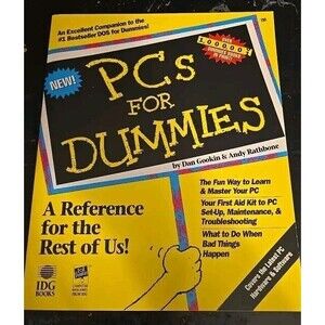 For Dummies: PCs by Dan Gookin and Andy Rathbone (1992, Paperback)